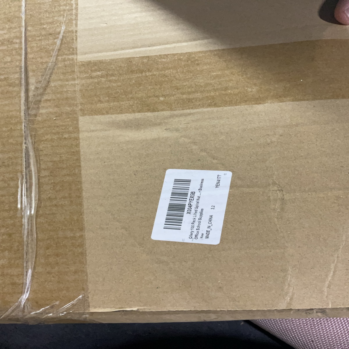 Qilery 100 Pack Lined Spiral Notebooks