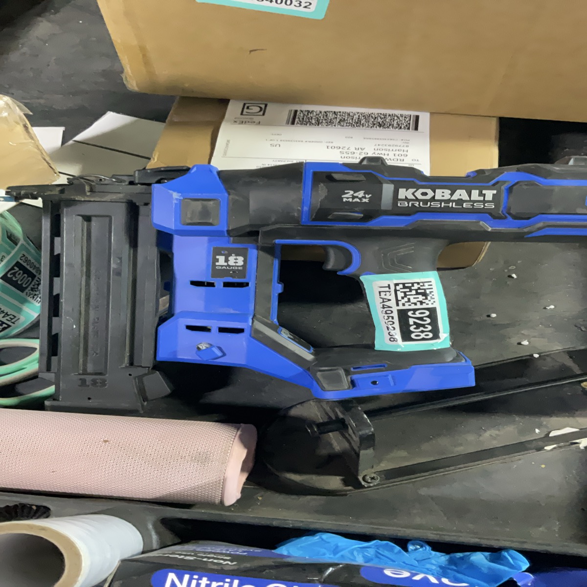 Kobalt Brushless 18gauge 24v Max Nail Gun