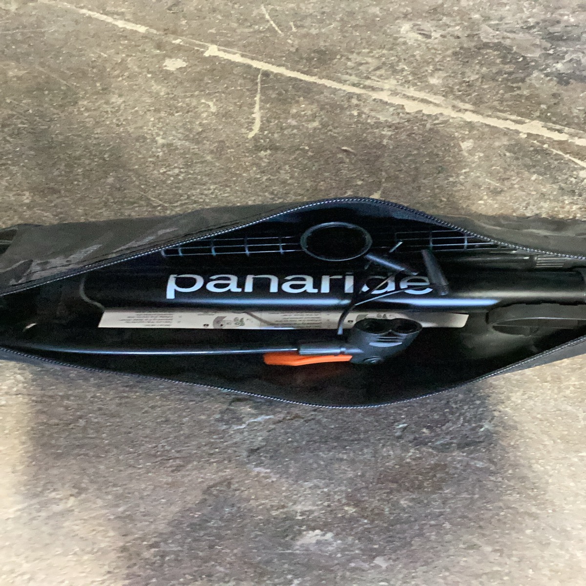 Panaride Portable Bicycle Floor Pump with Carrying Case