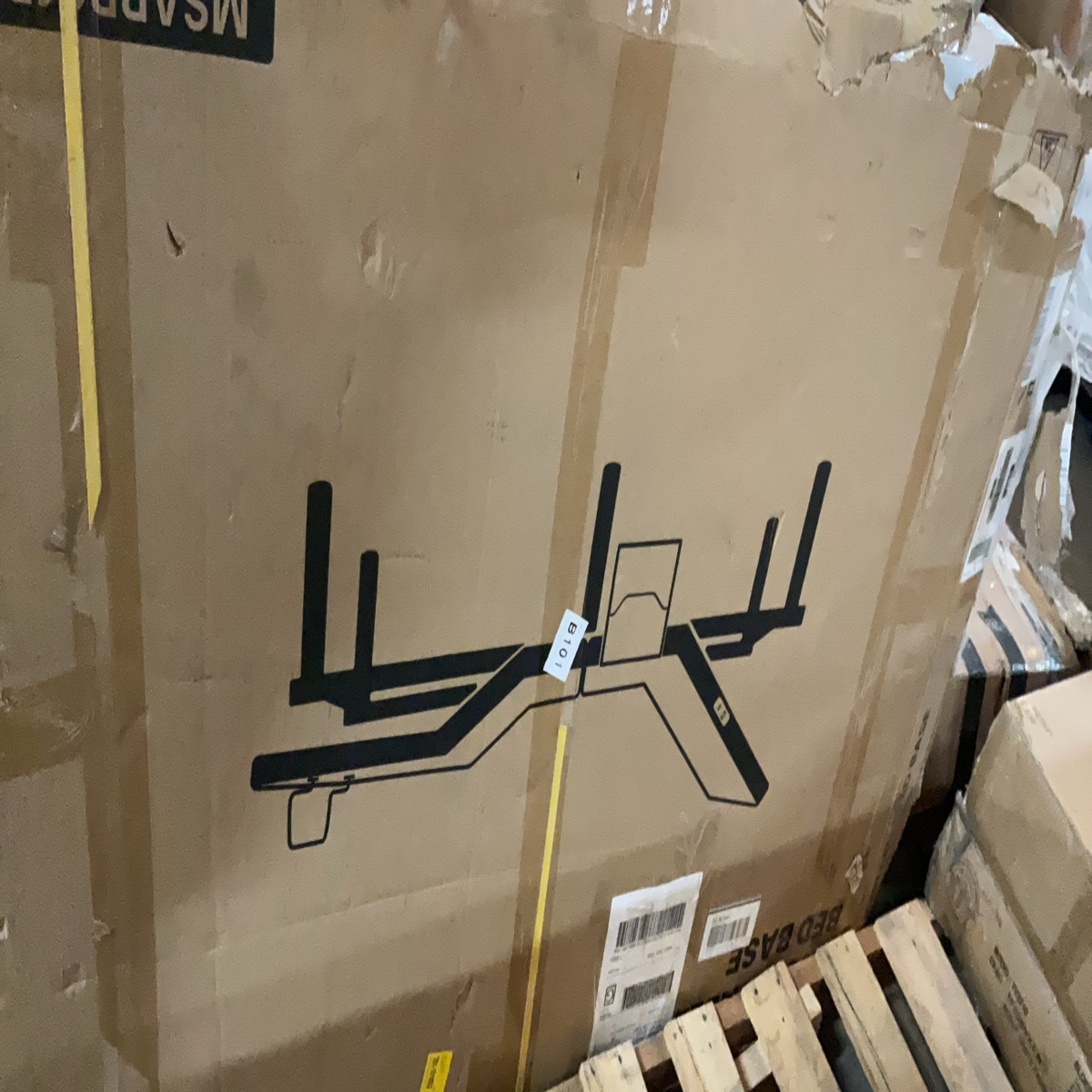 Adjustable Bed Base Model MSABB01B-F