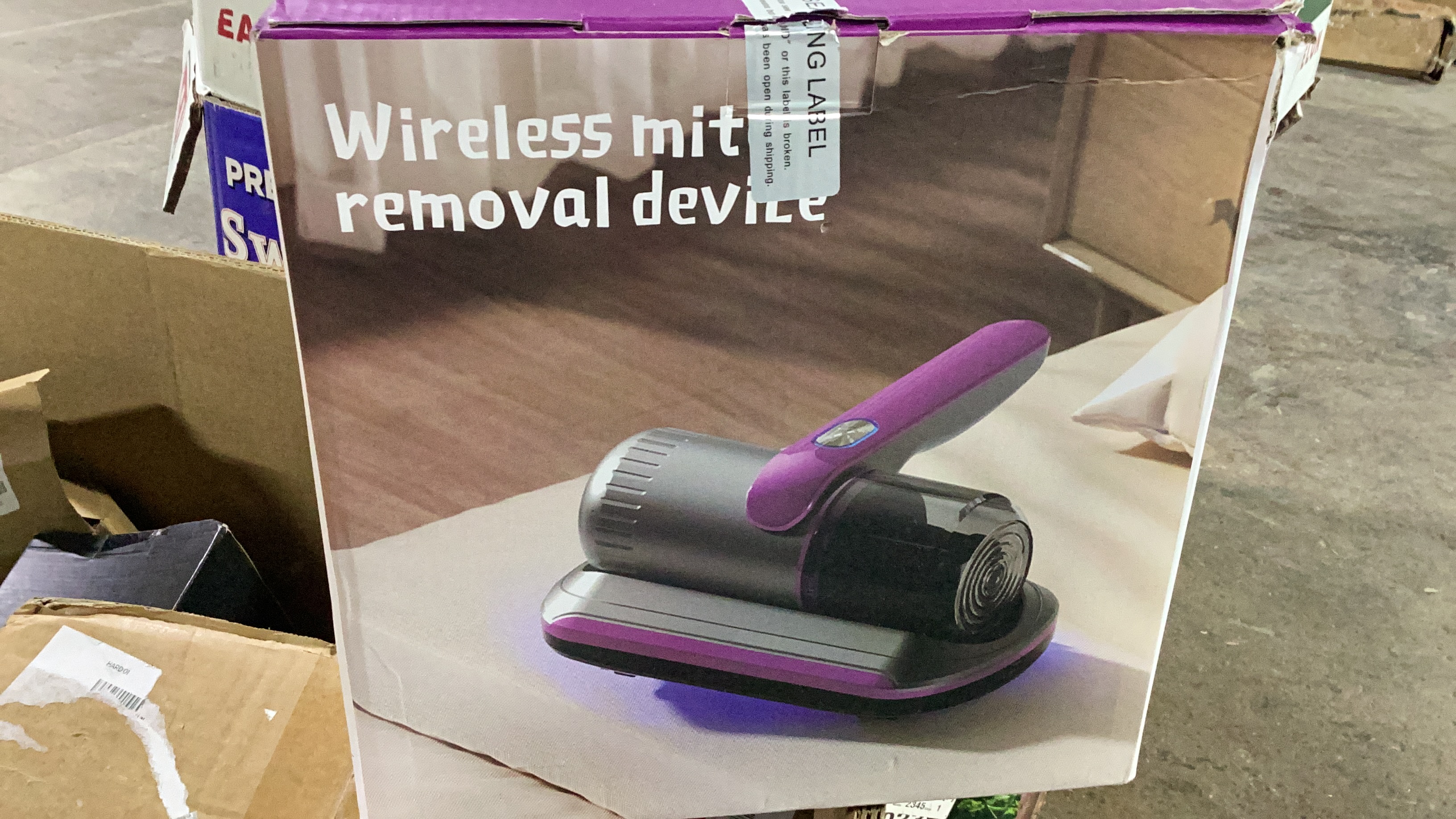 Wireless Mite Removal Device Handheld UV Vacuum