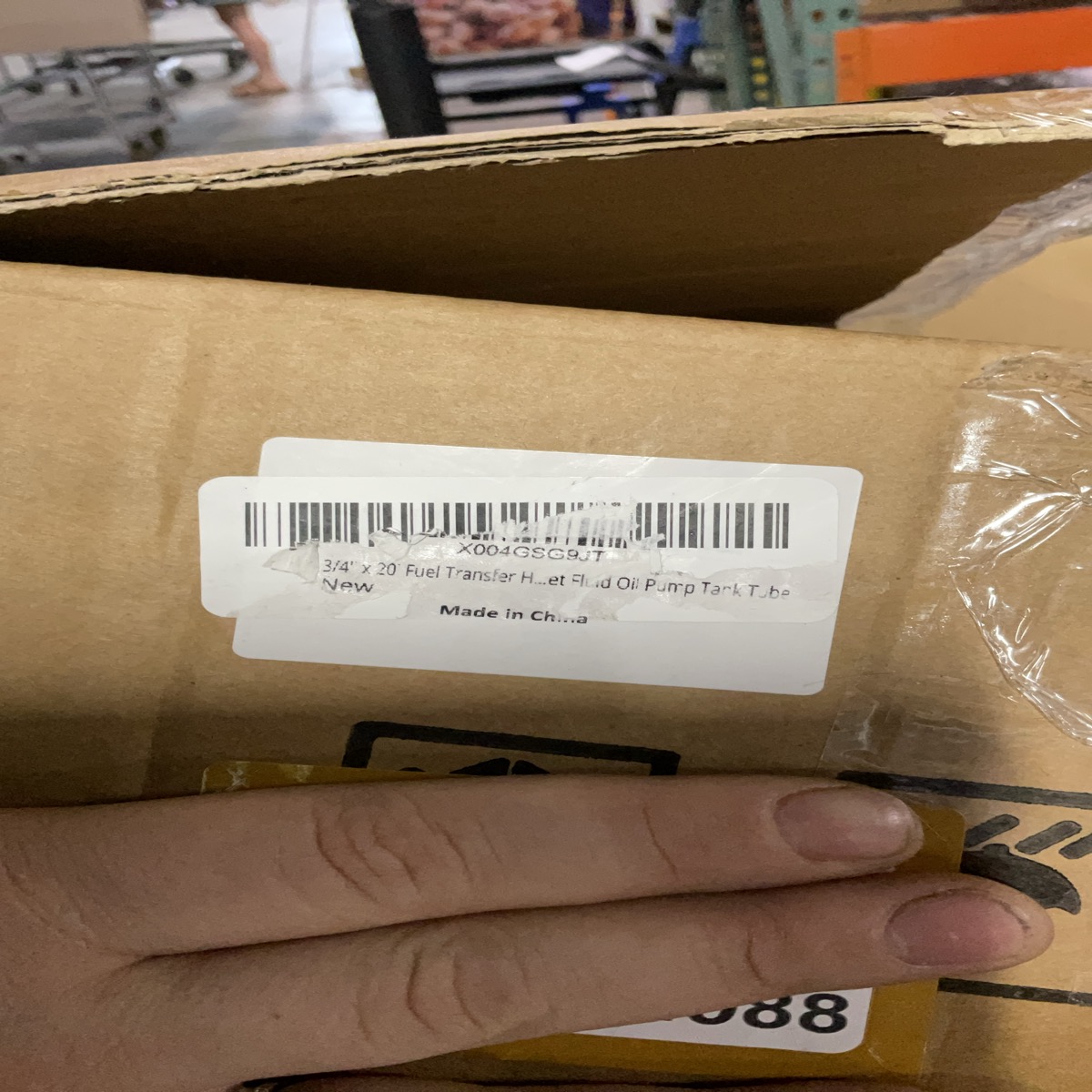 3/4 inch x 20 foot Fuel Transfer Hose for Fluid Oil Pump Tank