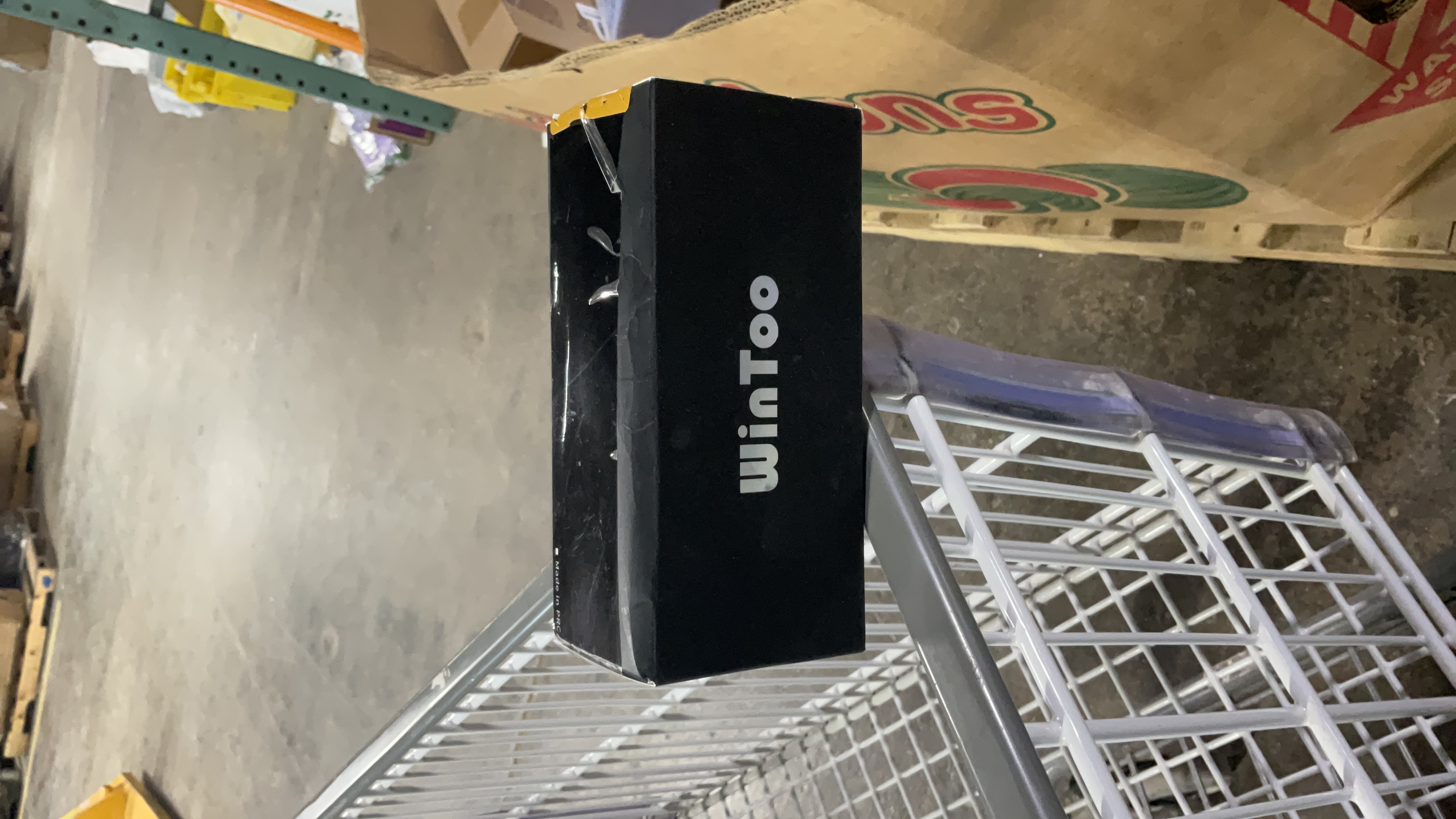 WinToo Black Rectangular Storage Box / Accessory Packaging