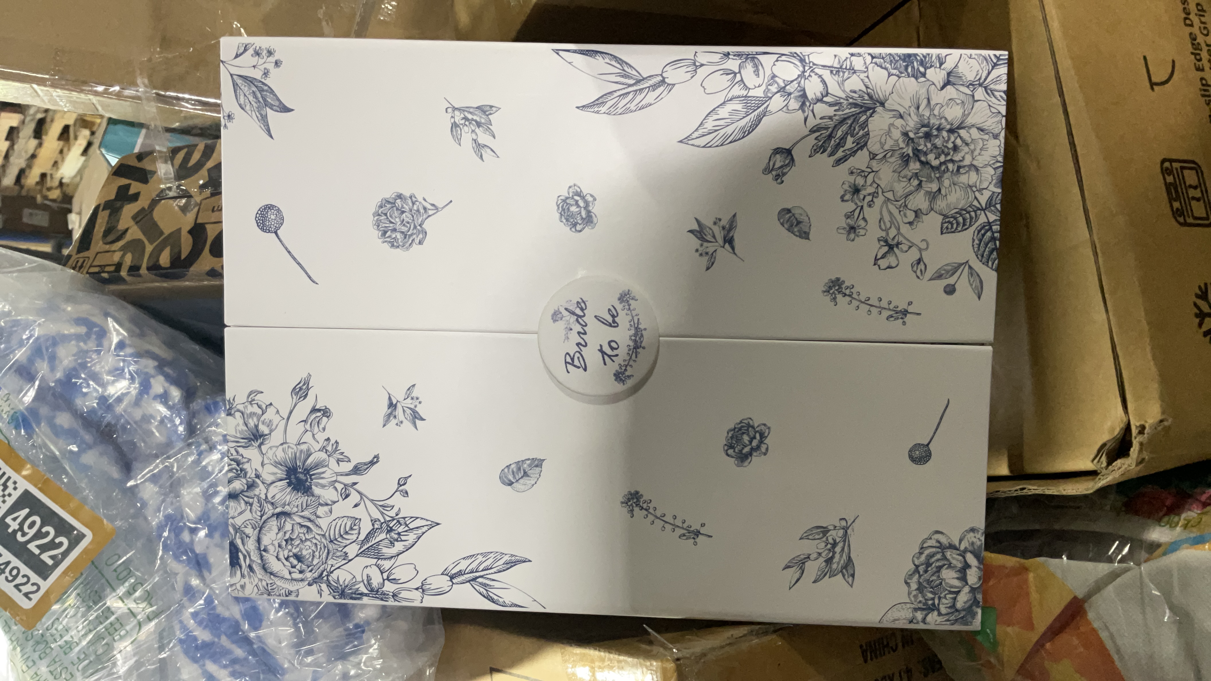 Bride to Be Something Blue Before I Do Wedding Keepsake folder
