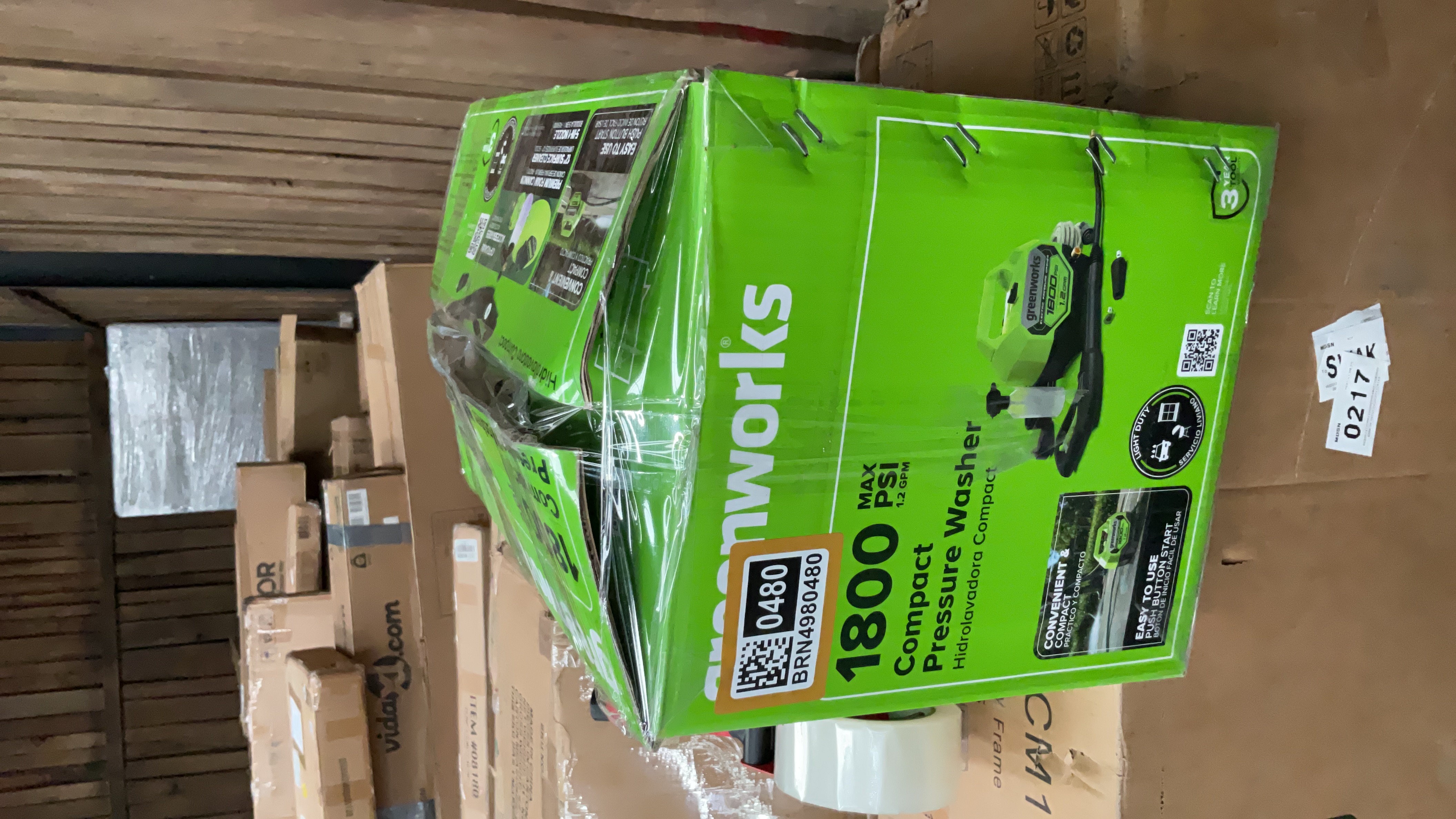 Greenworks 1800 PSI 1.2 GPM Compact Pressure Washer