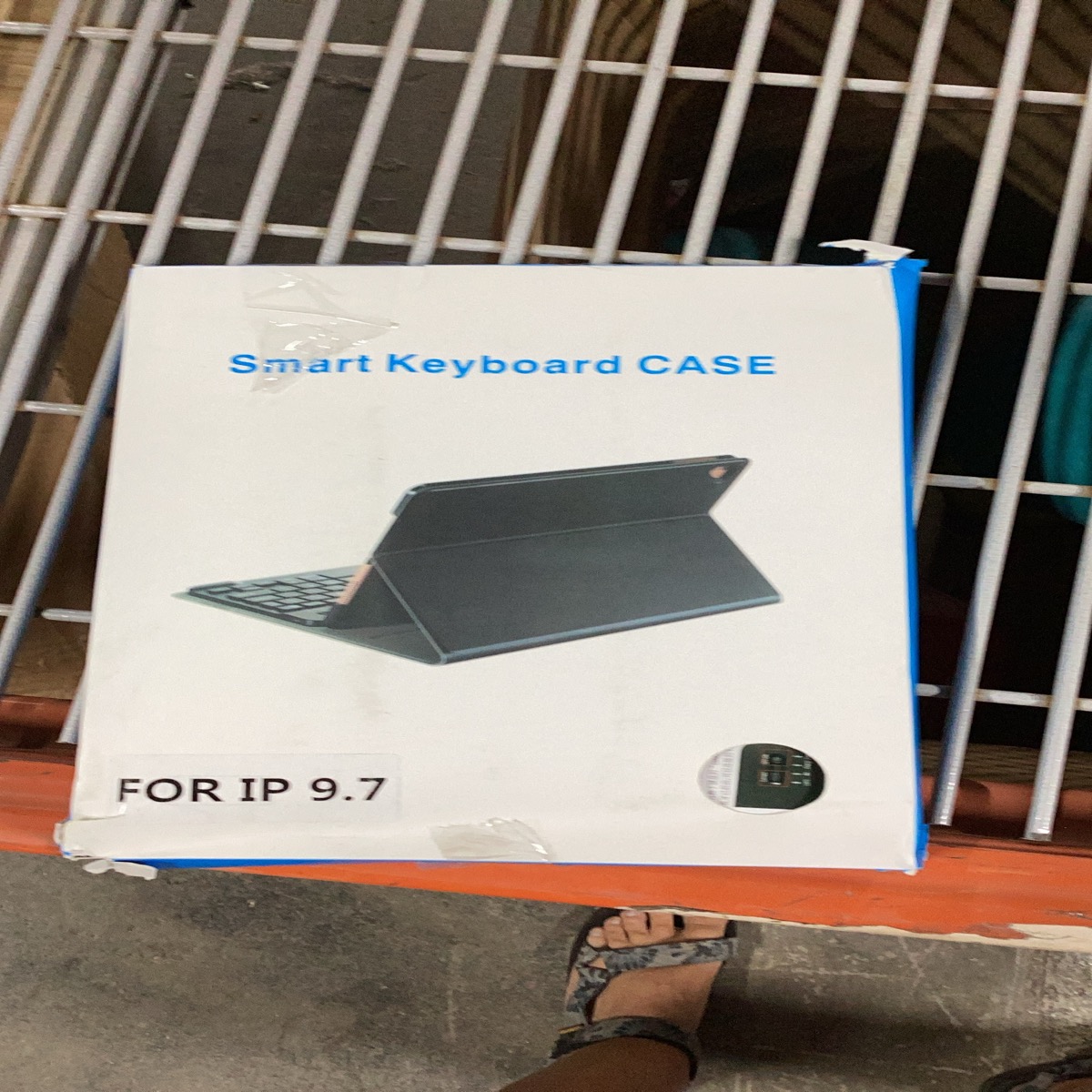 Smart Keyboard Case for iPad 9.7 with Removable Wireless Bluetooth Keyboard