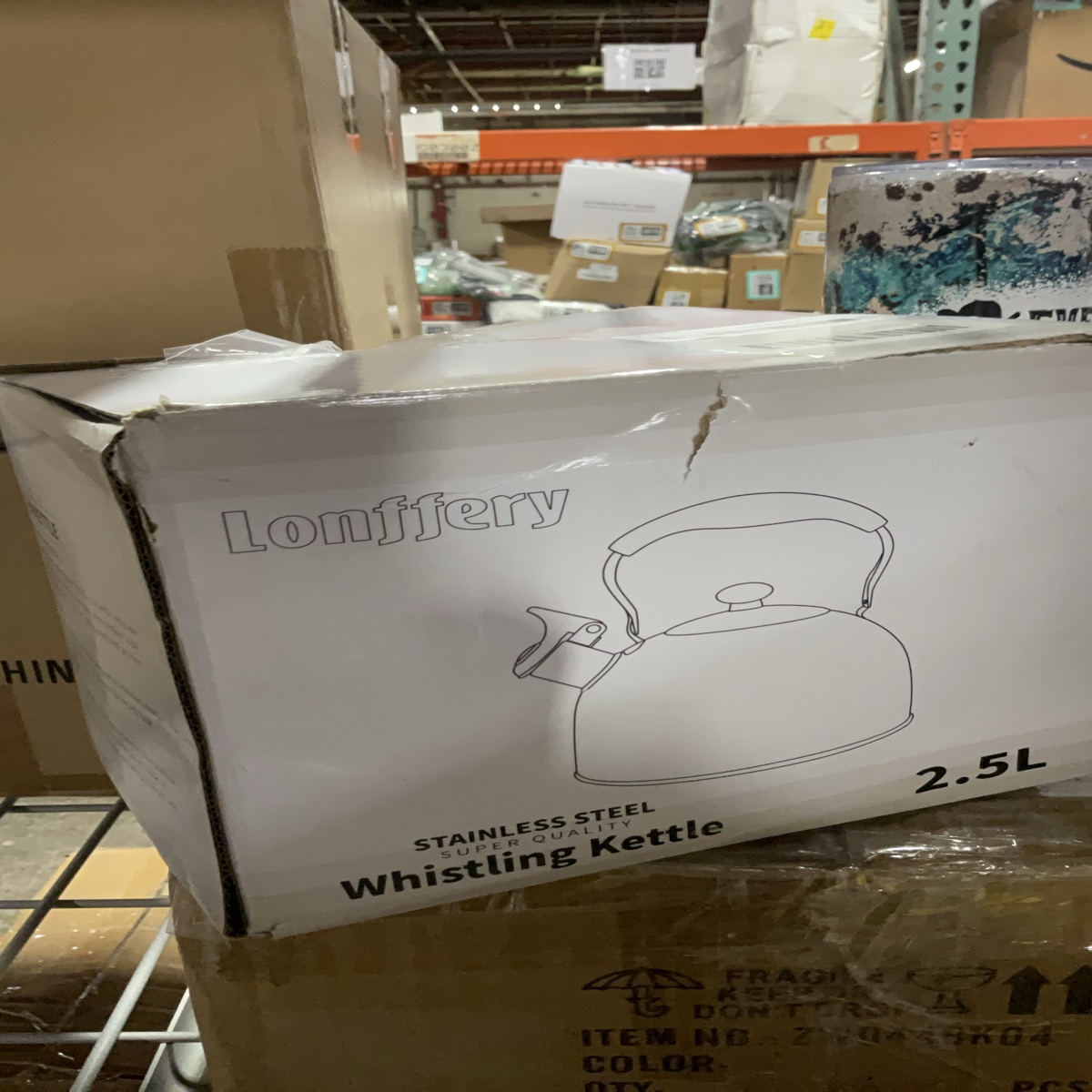 Lonffery Stainless Steel Whistling Kettle 2.5L