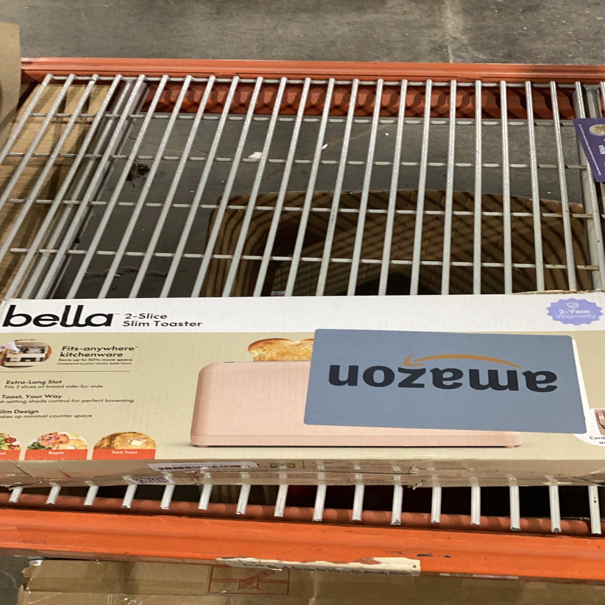 Bella 2-Slice Slim Toaster - Rose Gold/Pink