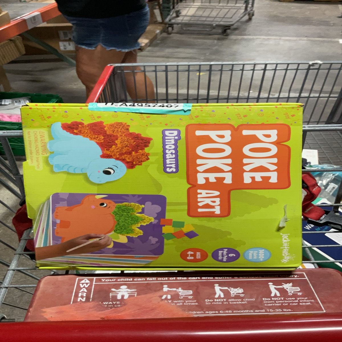 Jackinthebox Poke Poke Art Dinosaurs Craft Kit