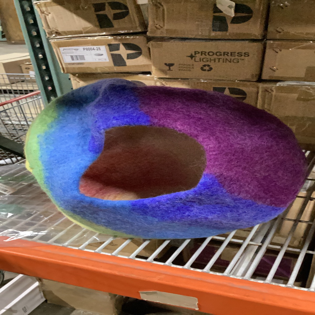 Progress Lighting Felted Wool Cat Cave / Pet Bed
