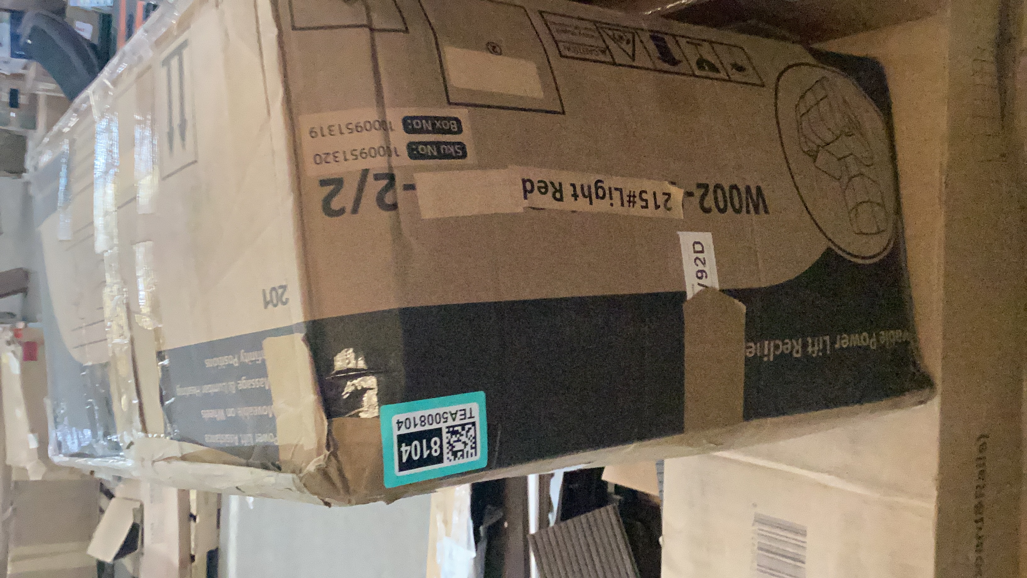 Power Lift Recliner - Light Red (Part 2 of 2)