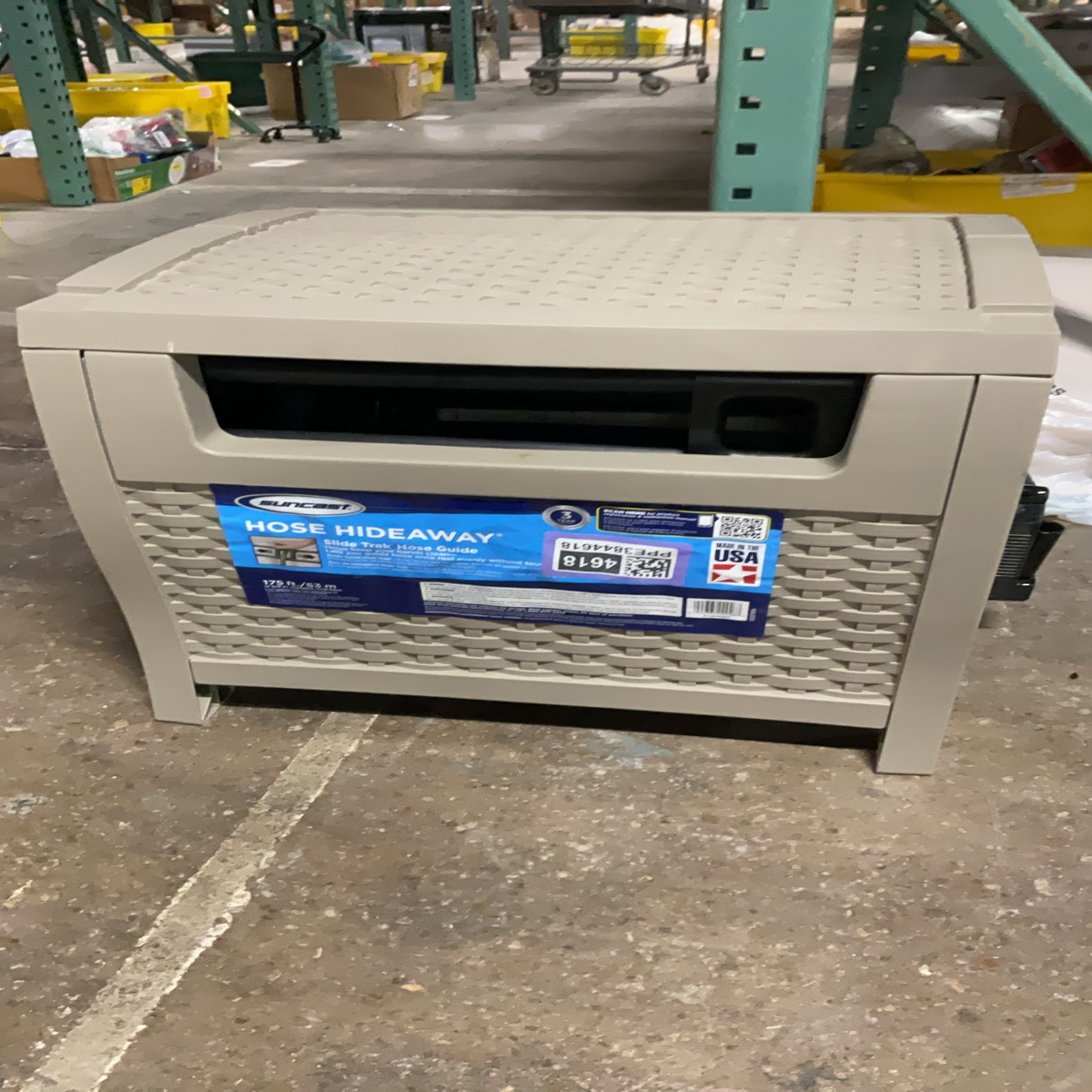 Suncast Hose Hideaway with Slide Trak Hose Guide