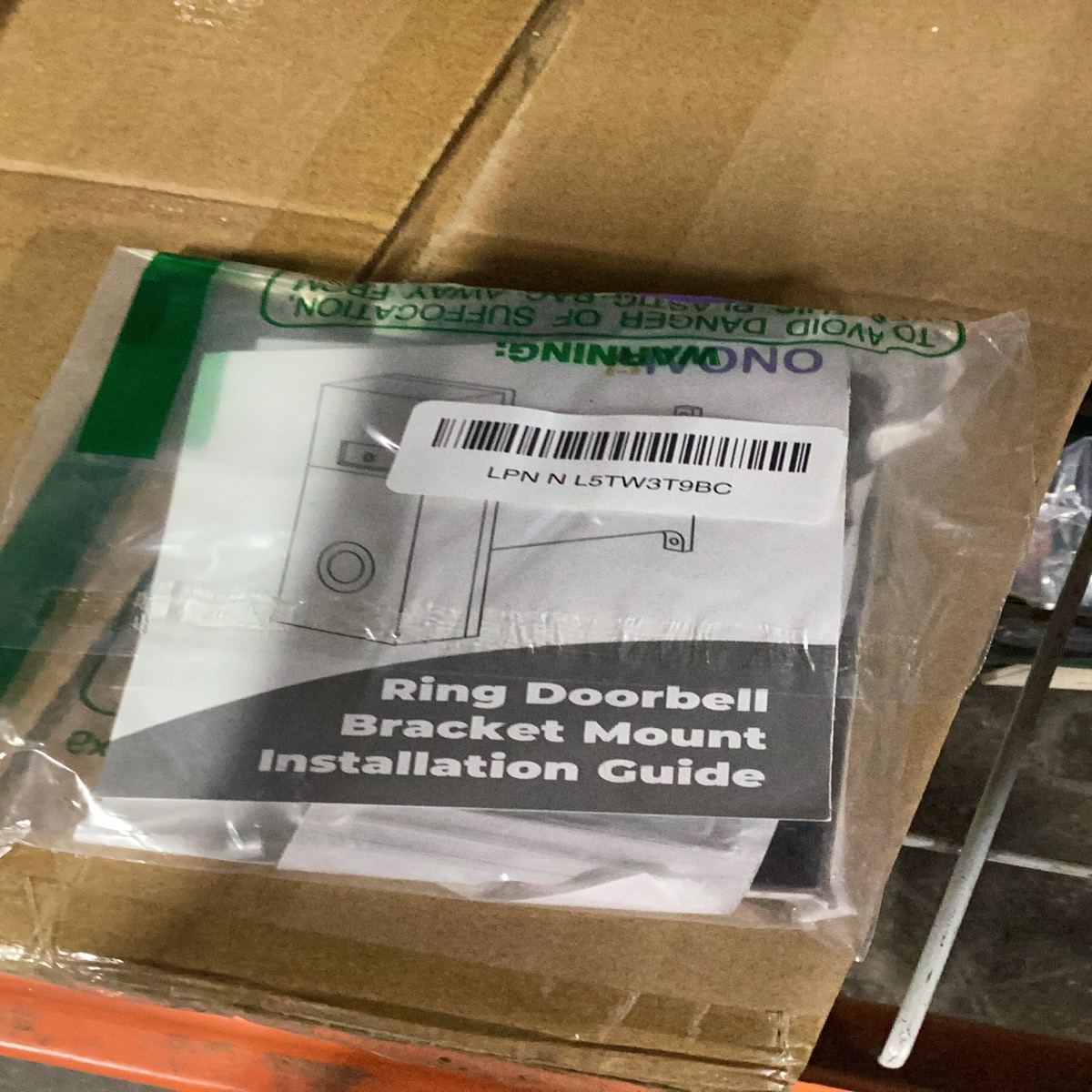 Ring Doorbell Bracket Mount Installation Guide and Mounting Hardware