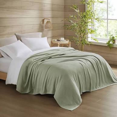 Madison Park 100% Cotton Textured Blanket