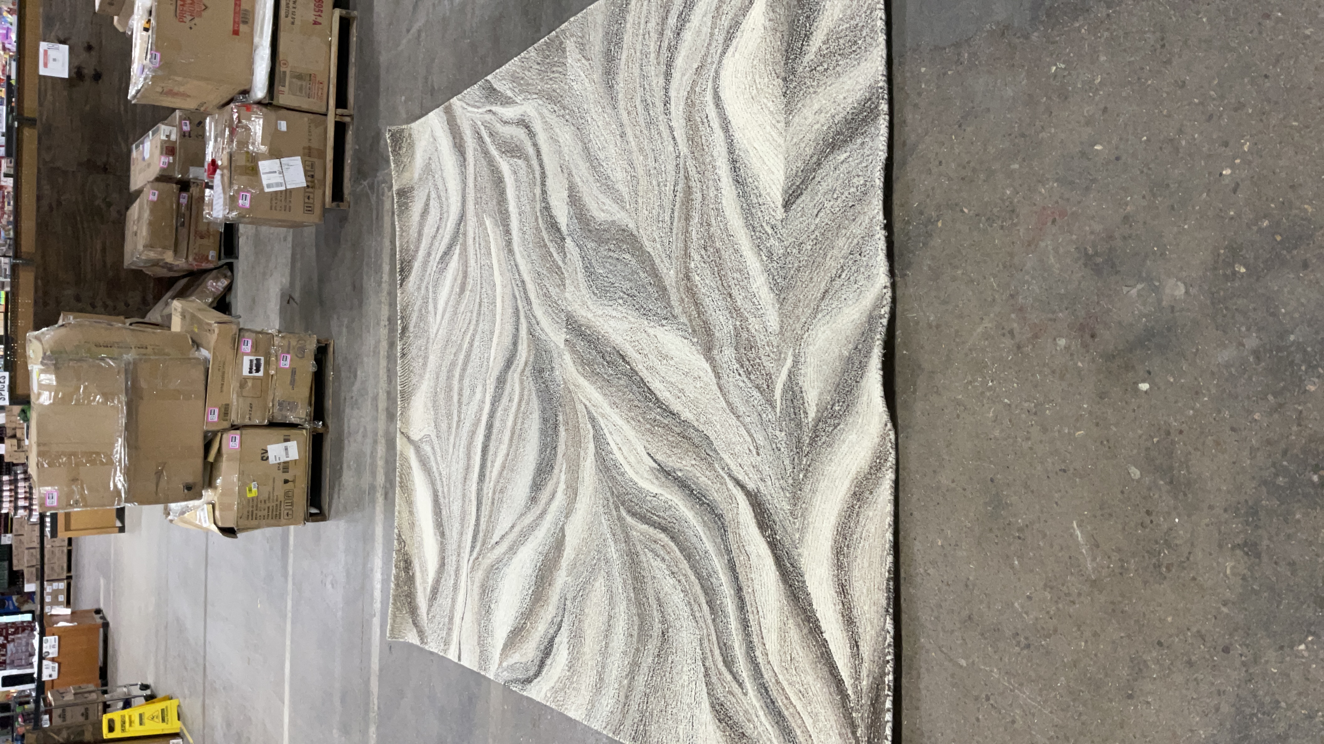 Safavieh Metro Decorative Area Rug, MET505T-8, Ivory Brown, 8' x 10'