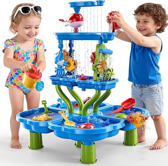 Unbranded Kids' Beach Toy Water and Sand Activity Table