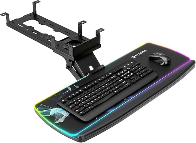 Unbranded Ergonomic Keyboard Tray with Tilt & Height Adjustment