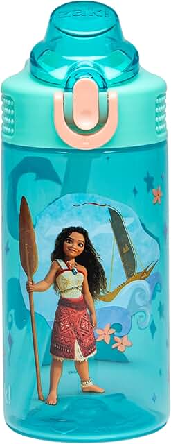 Zak! Everyday Smiles Kids Water Bottle Moana Graphic