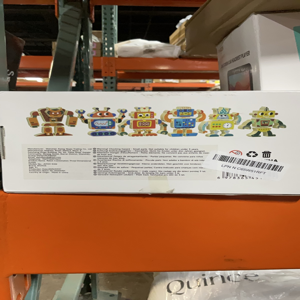 ATOYUS Robot Combination Three-Dimensional Puzzle