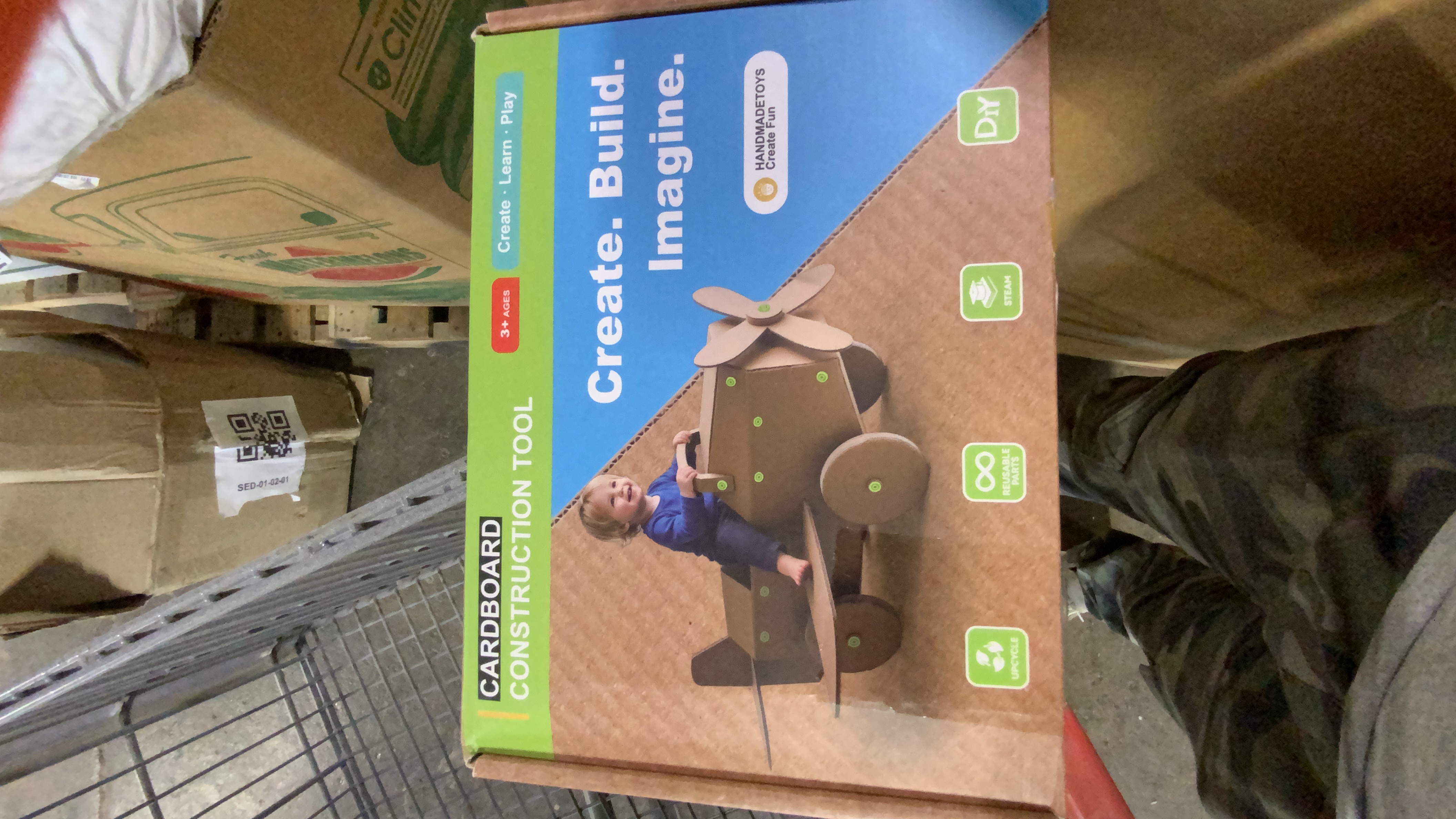 Chenghai Gaoding Toy Factory Cardboard Construction Tool Kit