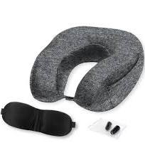 (Pillow only)CSJIT Memory Foam Neck Pillow - Gray
