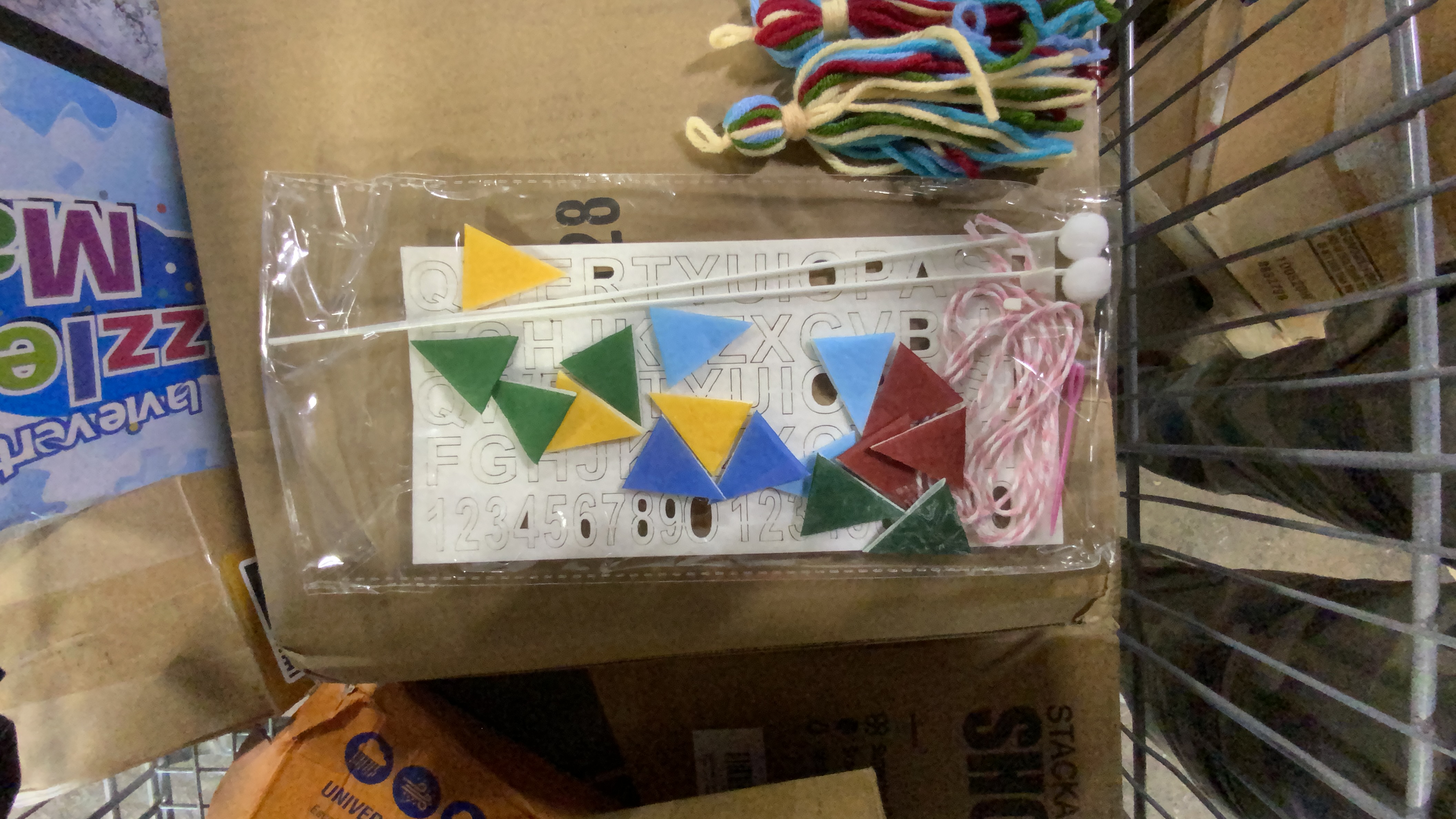 DIY Felt Triangle Banner and Tassel Craft Kit