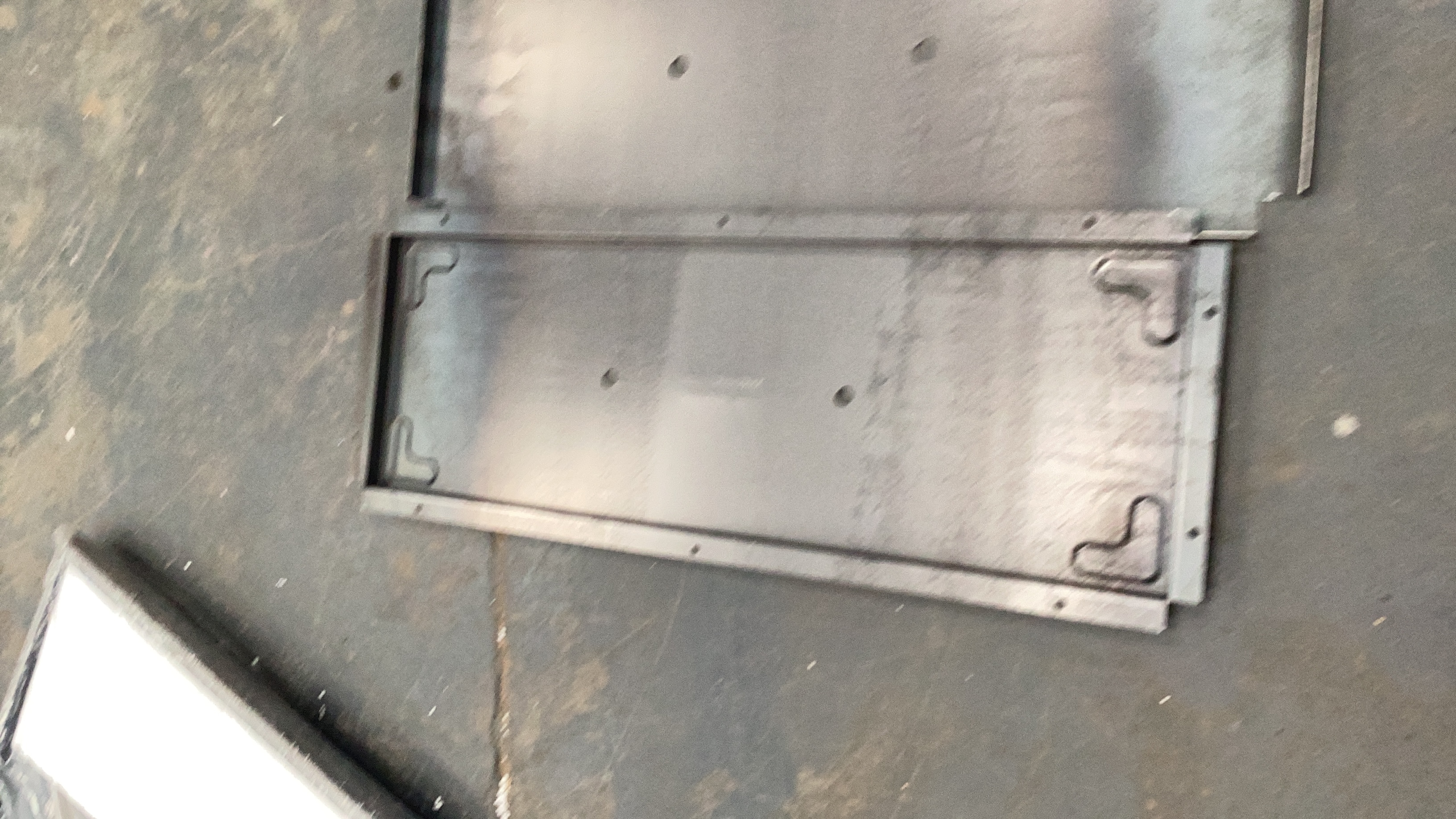 Industrial Steel Shelving Replacement Shelf or Panel with Mounting Holes
