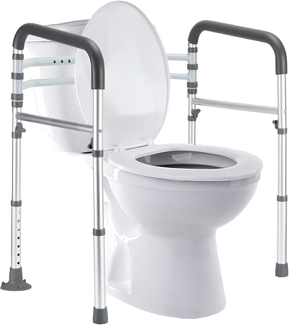LIANJINDUN Toilet Safety Rails, 350lb Capacity