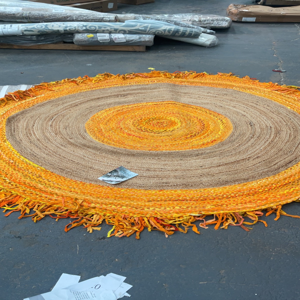 90”x90” In Area Rug Circular