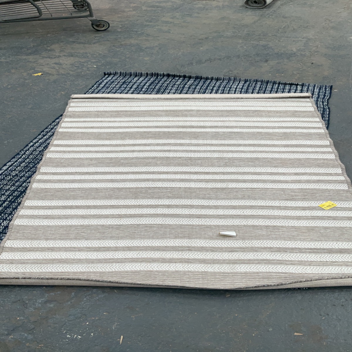 4’x6’ Light Brown Area Rug