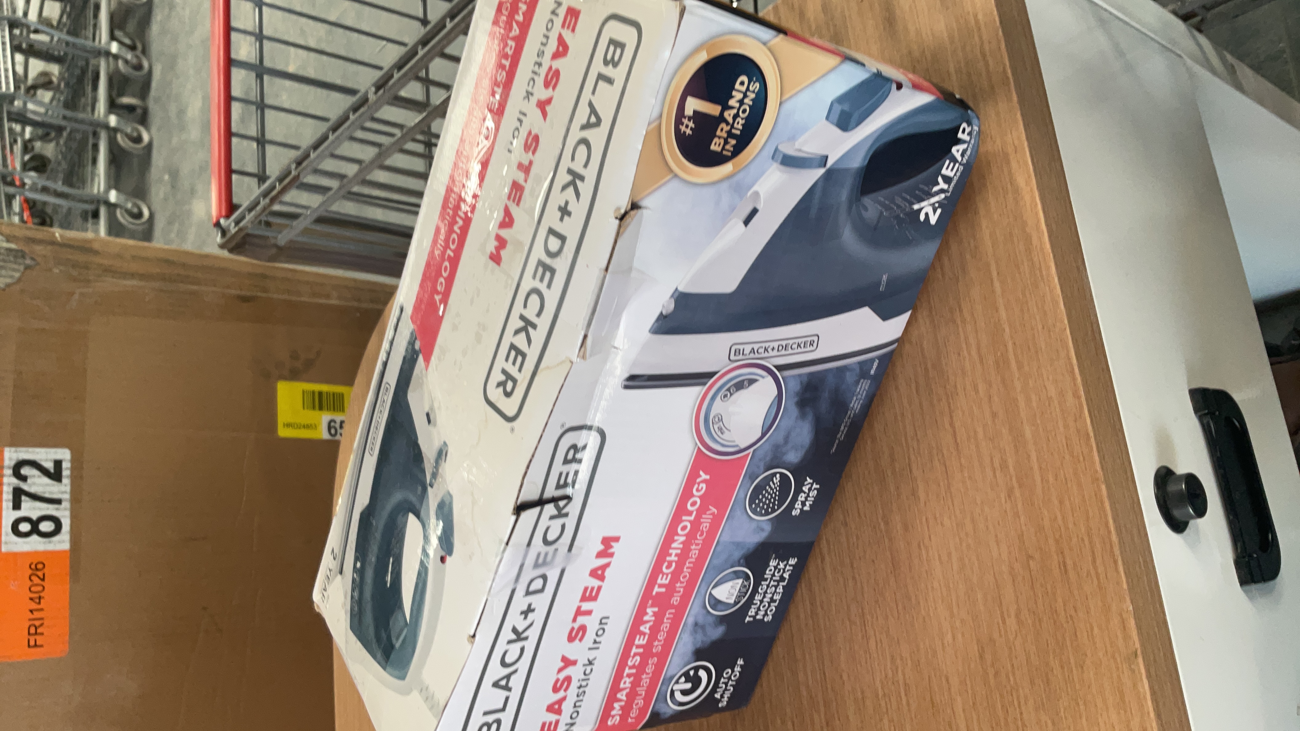 Black+Decker Easy Steam Nonstick Iron