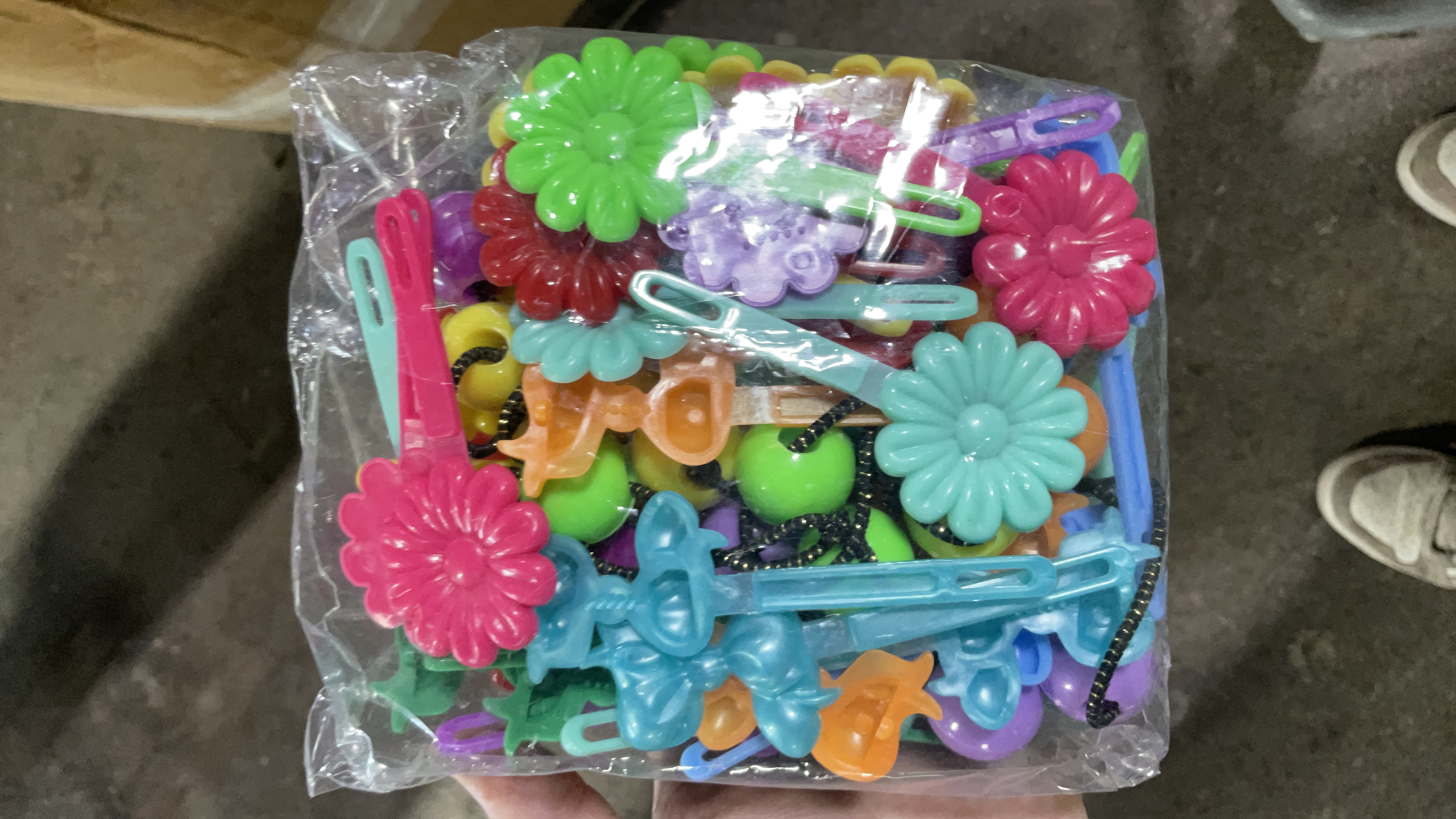 Gxin 60 Pcs Self Hinge Hair Bow/Ball Ties (Lovely Style)