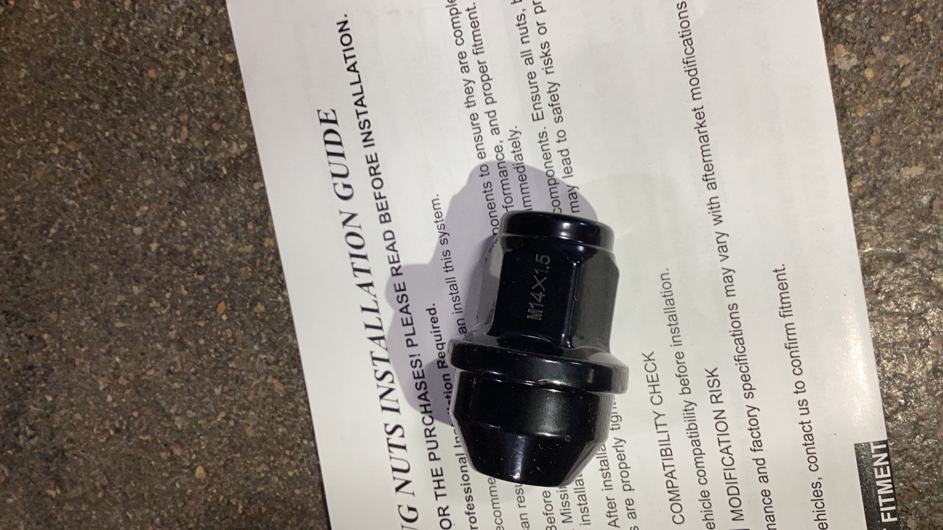 M14x1.5 Aftermarket Wheel Lug Nuts (24-Piece Set)