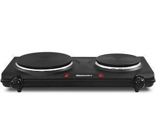 Elite Gourmet Electric Double Buffet Burner Model EDB-302BF