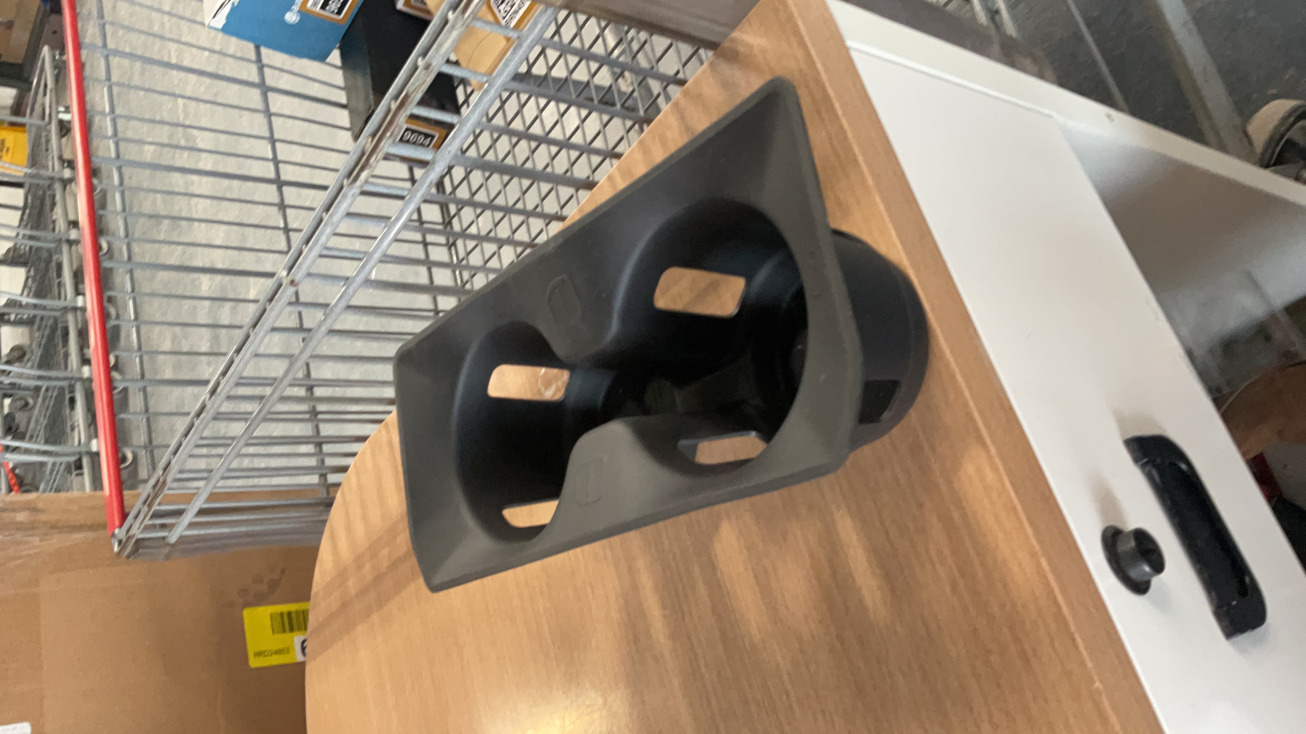 Replacement Dual Cup Holder Insert for Vehicle Console
