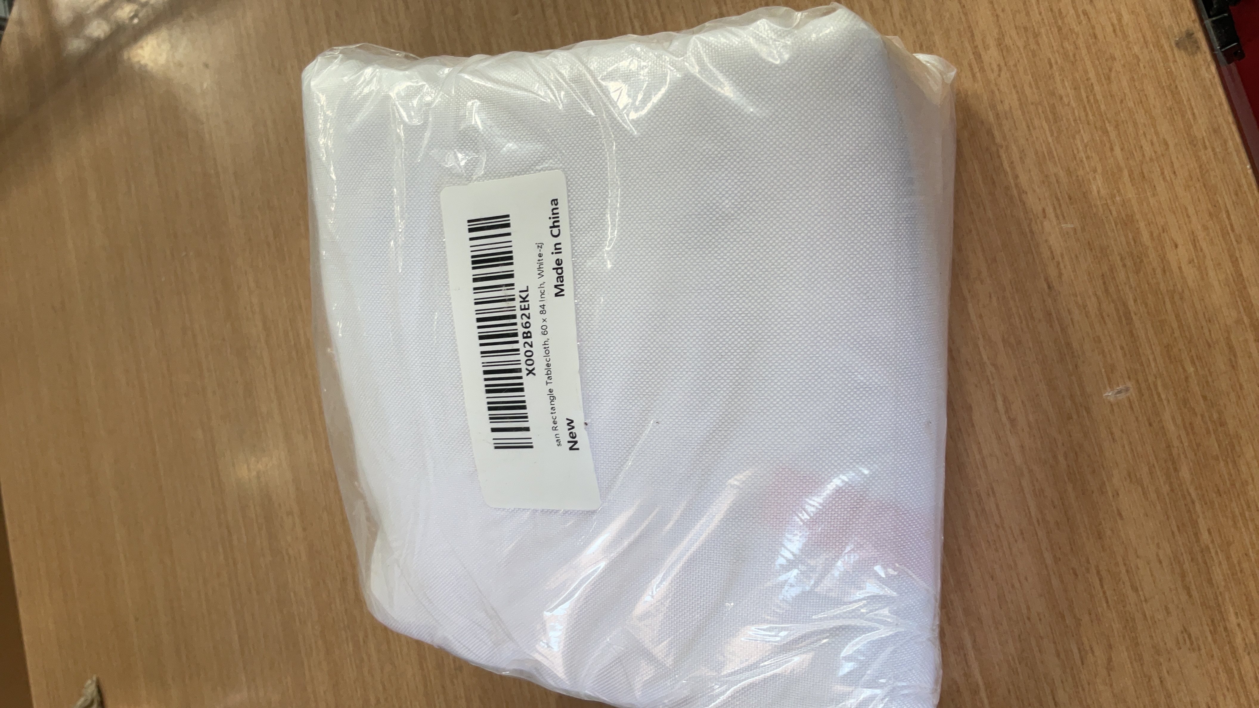 Unbranded Rectangle Tablecloth 60 x 84 Inch White
