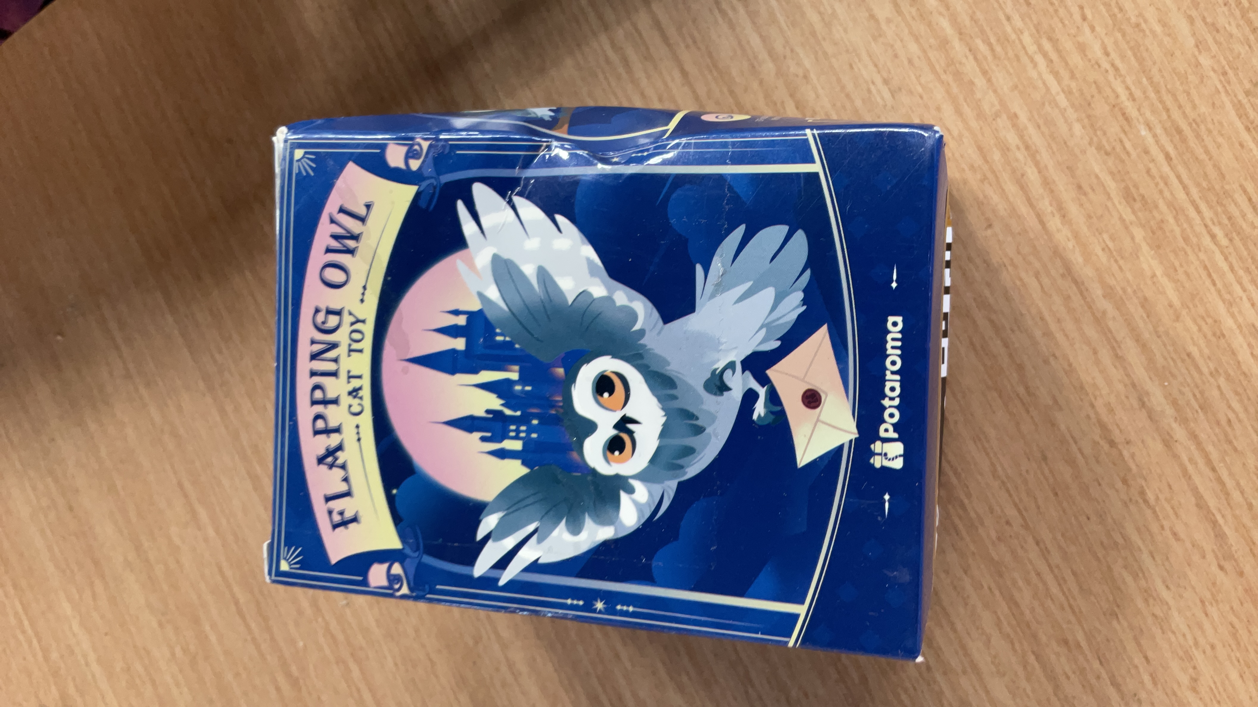 Rotaroma Flapping Owl Cat Toy