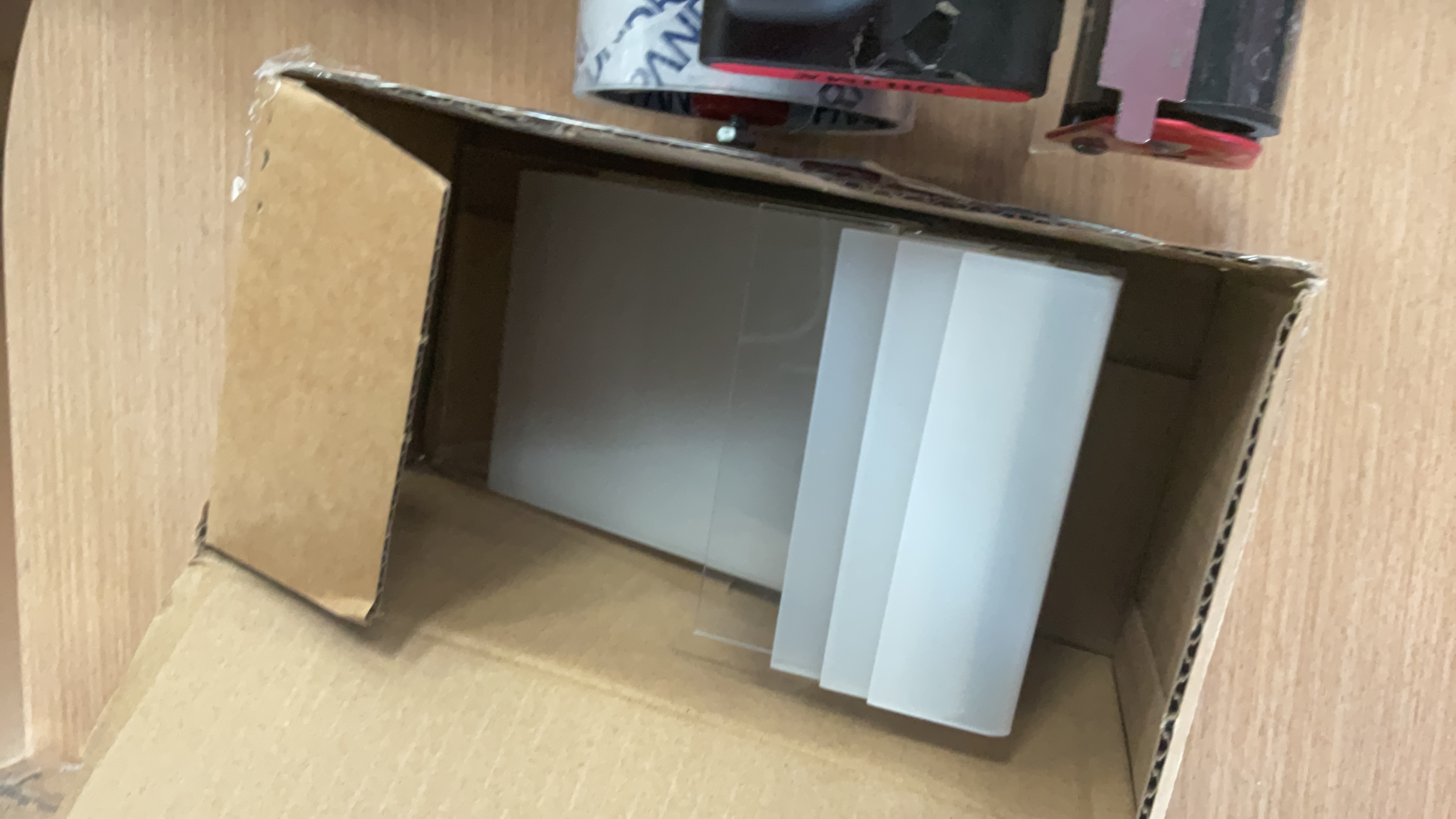 Acrylic L-Shaped Sign Holders / Easel Display Stands - Assorted Set