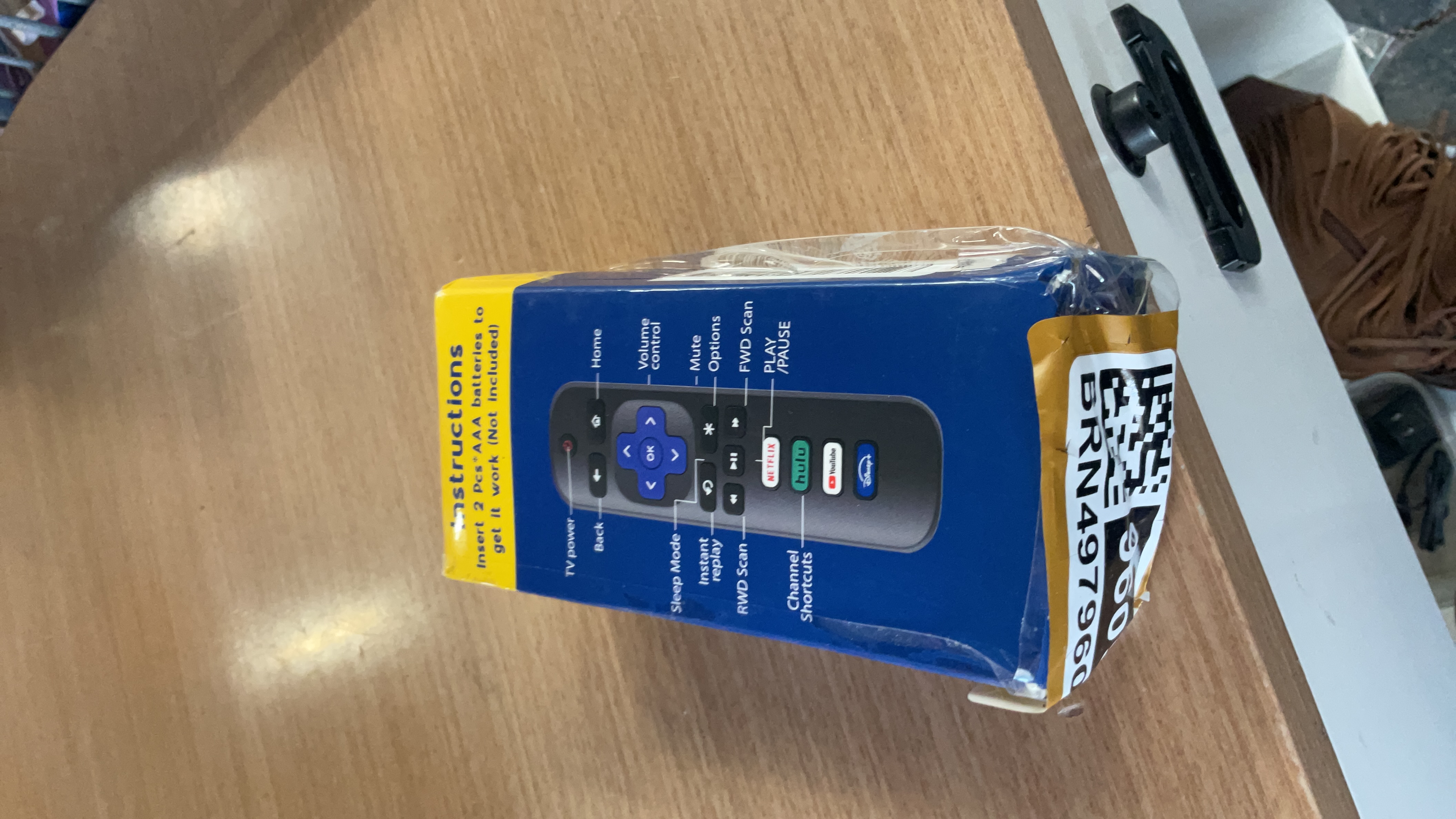 Replacement Remote Control for Roku TV with Shortcut Buttons