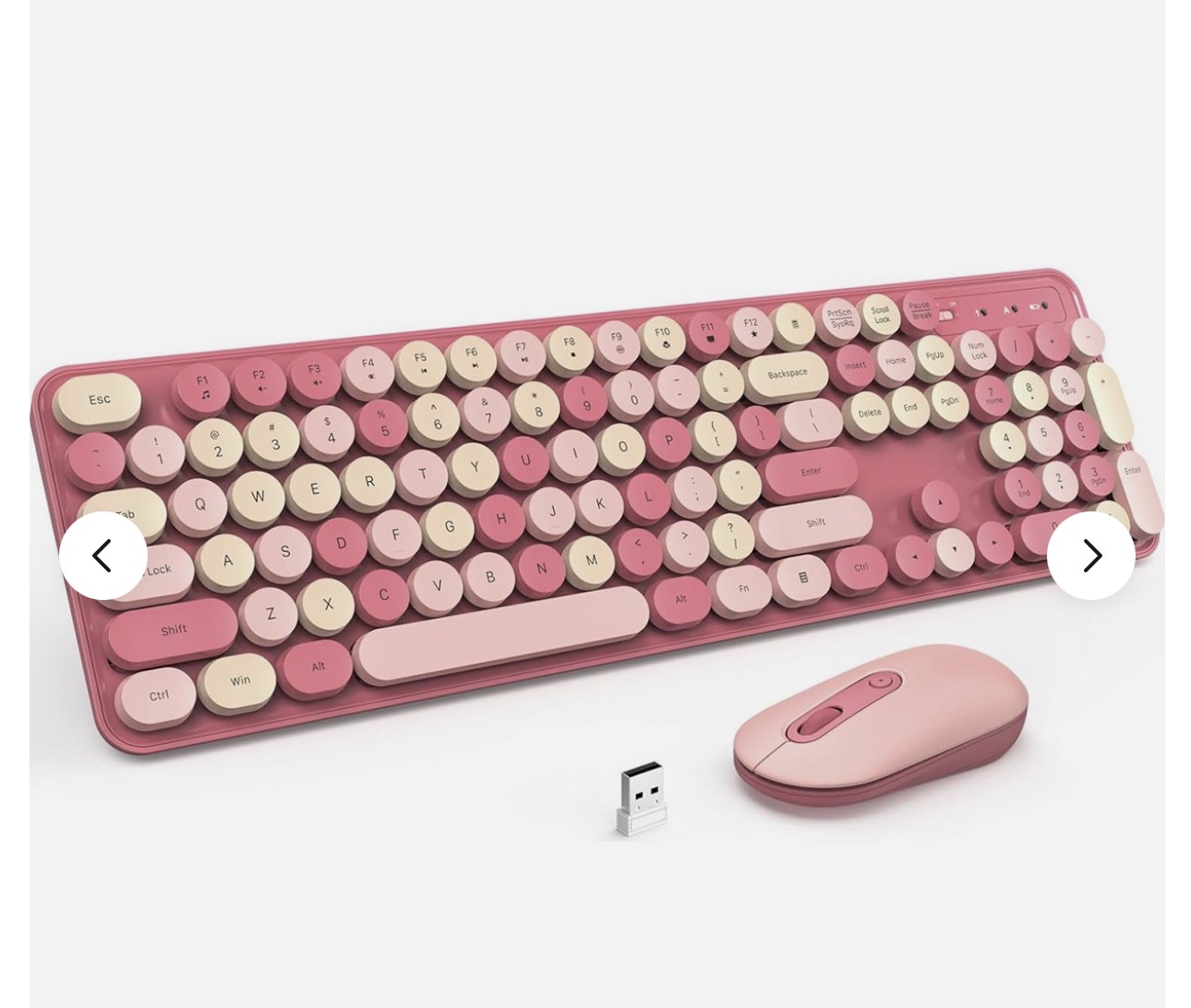 S801-C Retro Mechanical-Style Dual Mode Keyboard