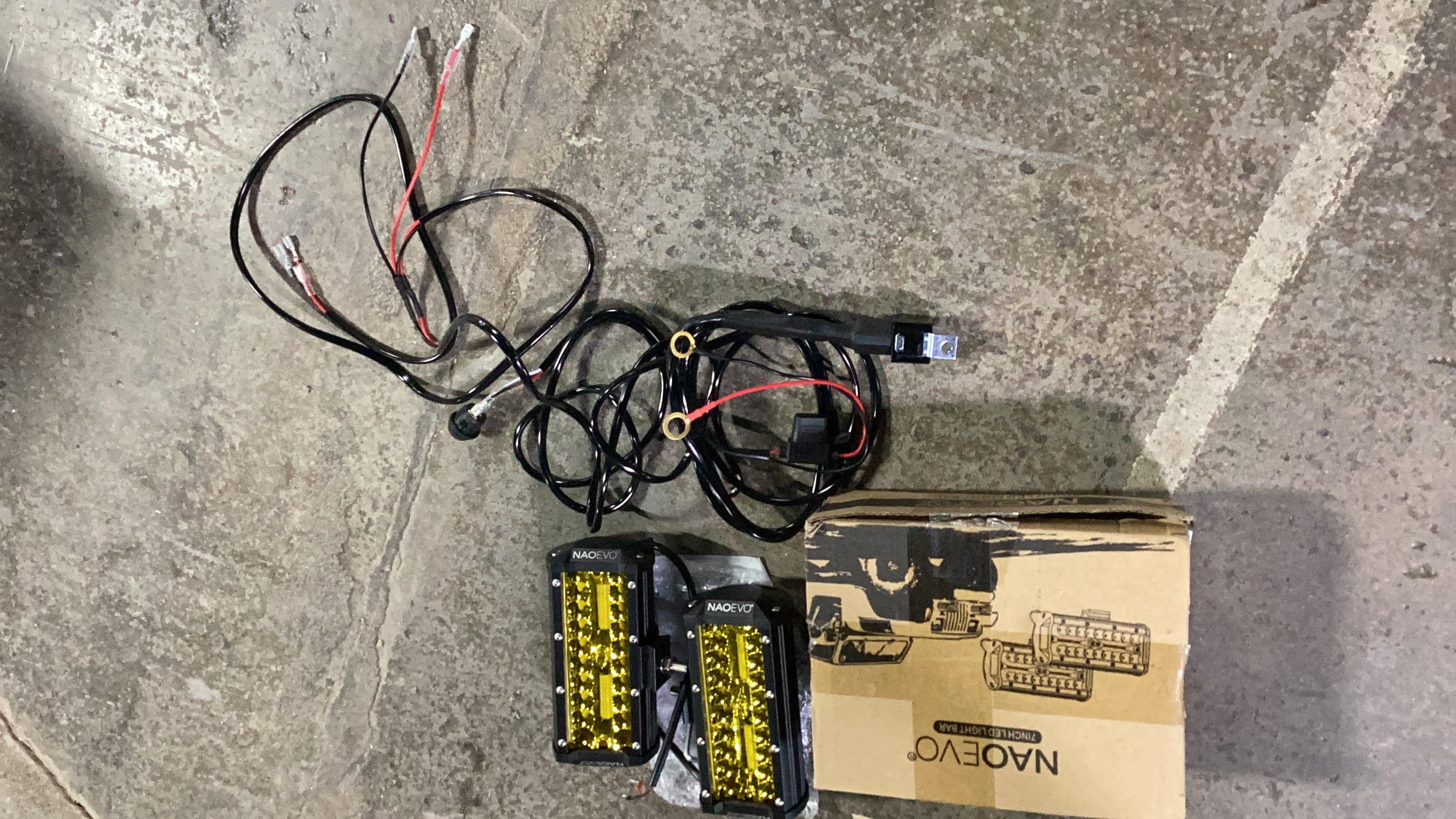 NAOEVO LED Light Pods Off-Road Auxiliary Lighting Pair
