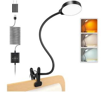 Glocusent 5W Headboard Clip On Light