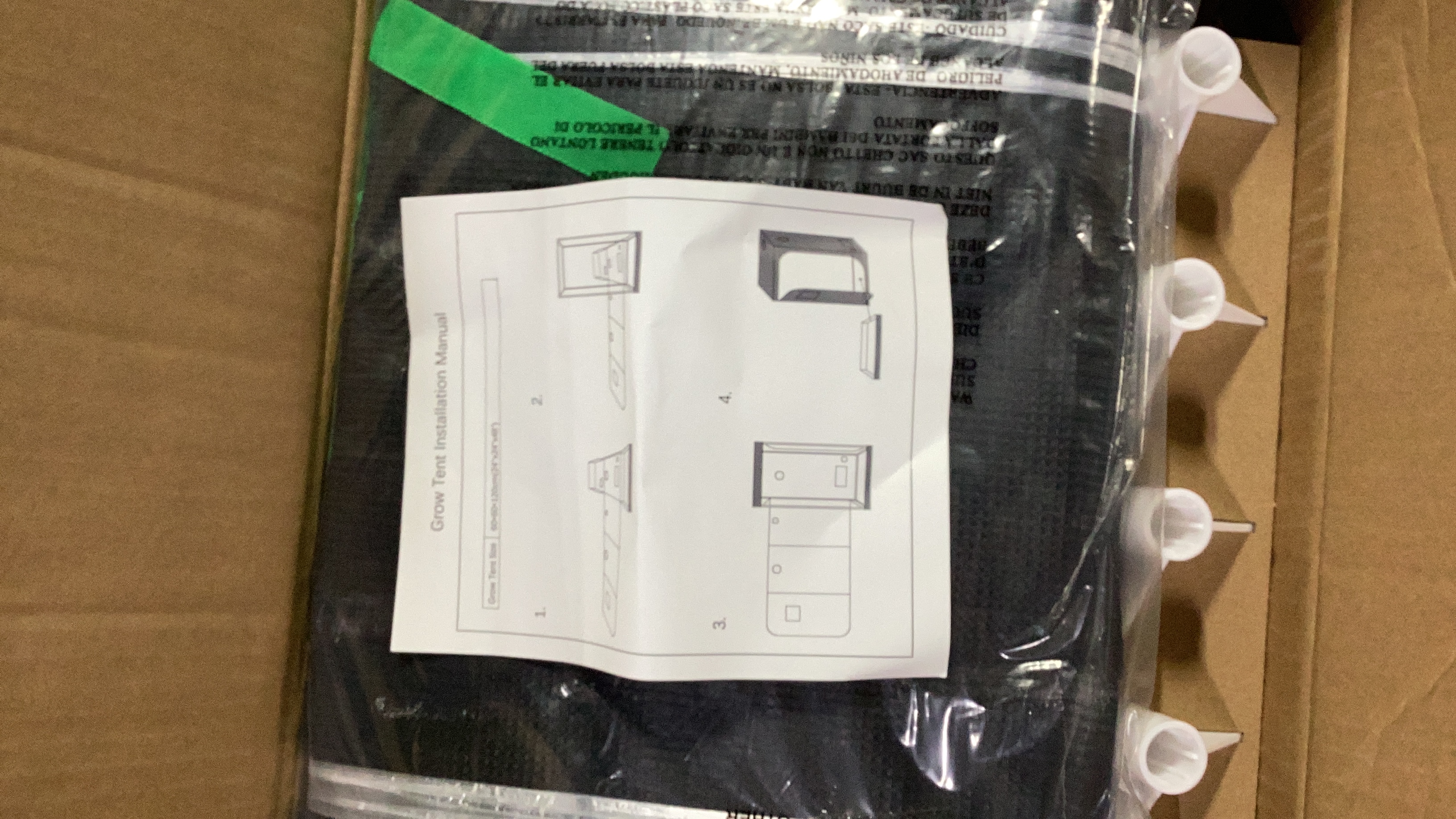 Grow Tent 60x60x120cm (24x24x48 inch) Indoor Planting Enclosure
