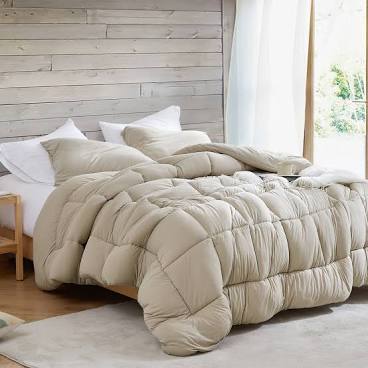 Byourbed Coma Inducer Summertime Comforter - Oversized King, Cement Taupe
