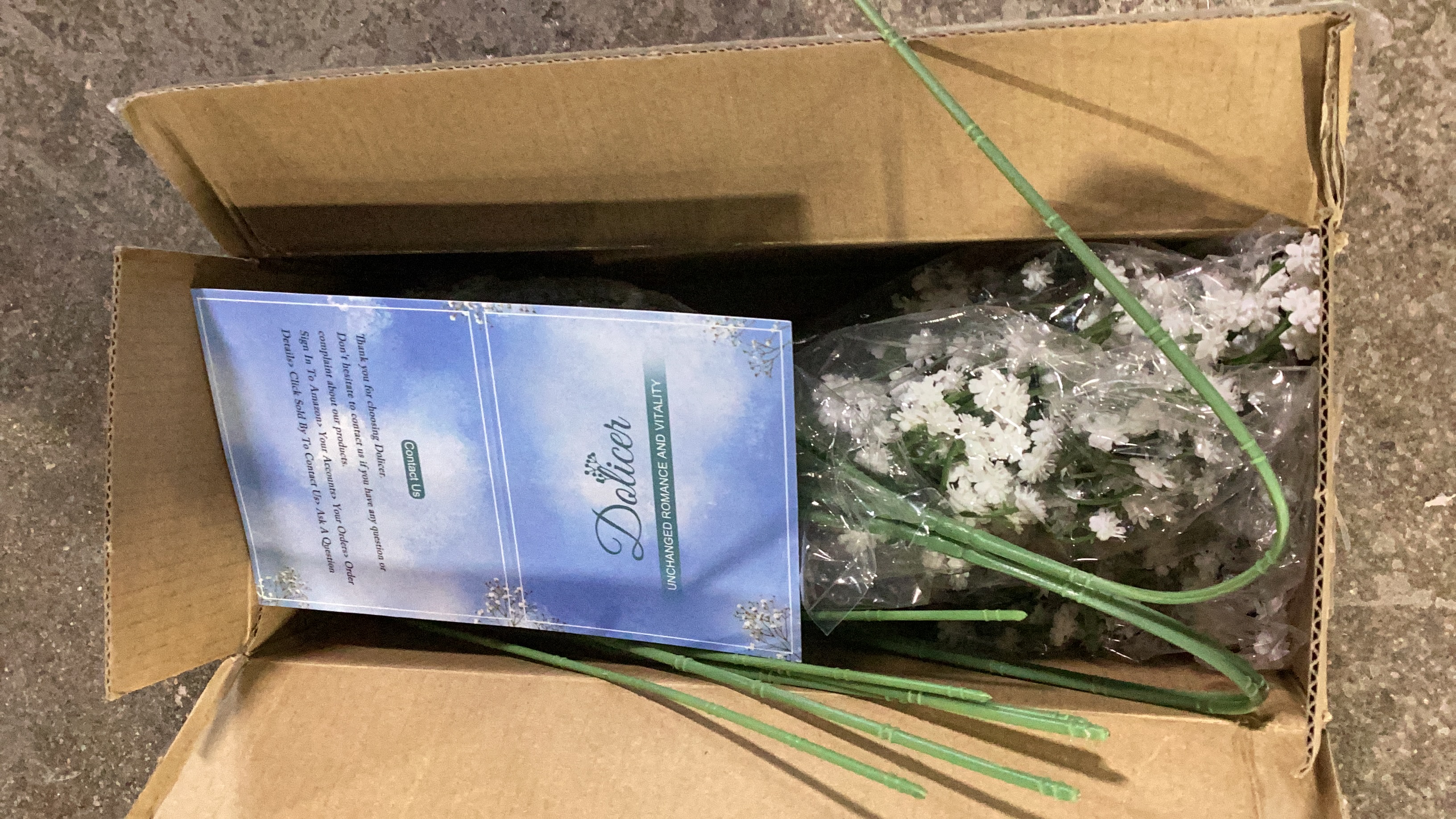 4 piece bags Artificial Baby's Breath Flowers for Wedding/Home Decor