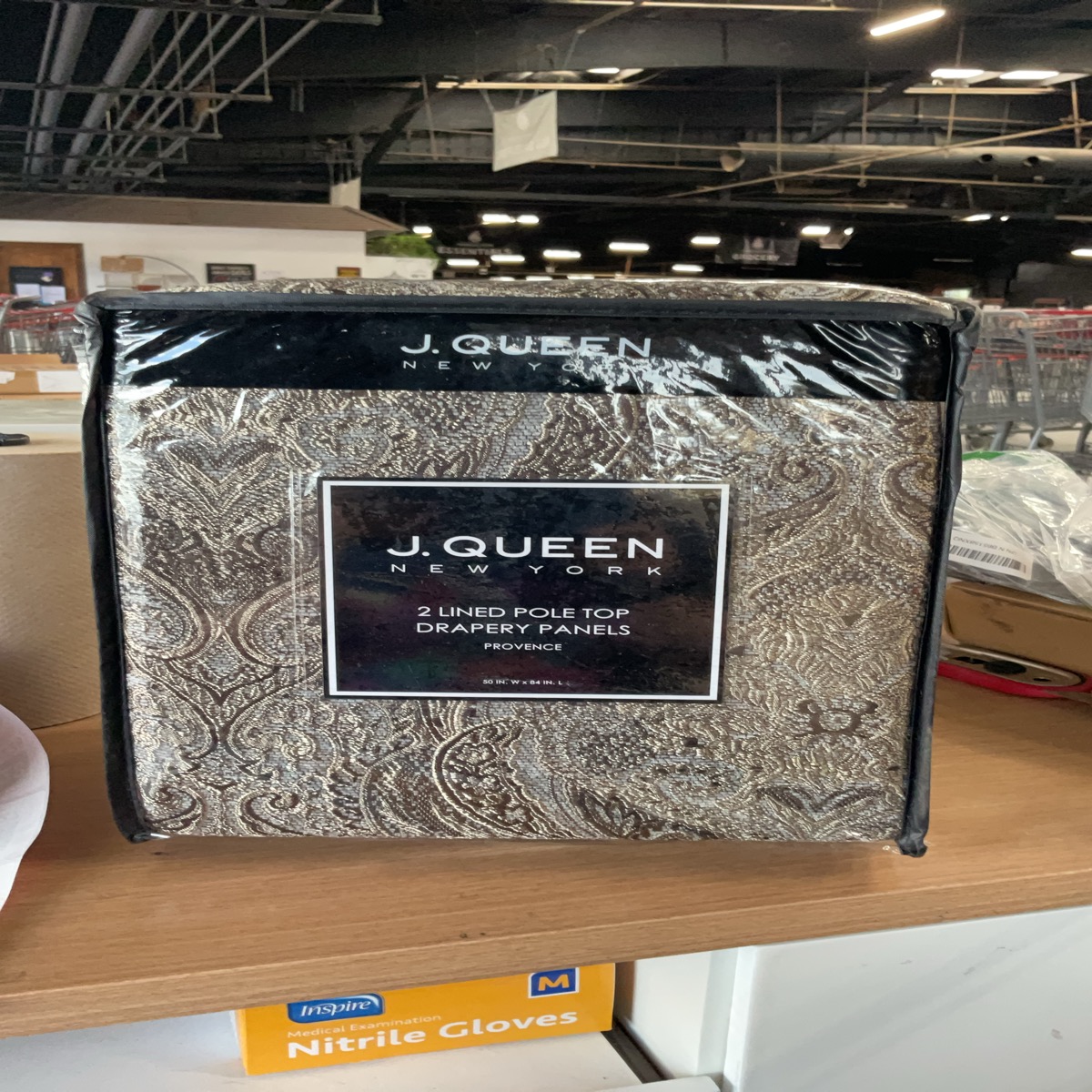 J. Queen New York 2 Lined Pole Drapery Panels