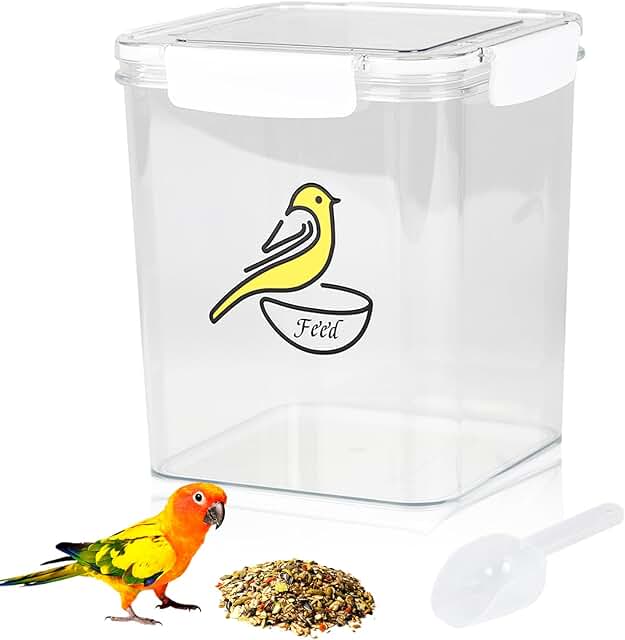 Clear Acrylic Hanging Bird Feeder