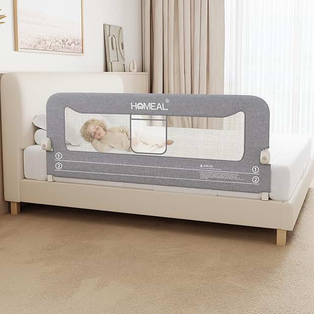 HOMEAL Toddler Bed Rail