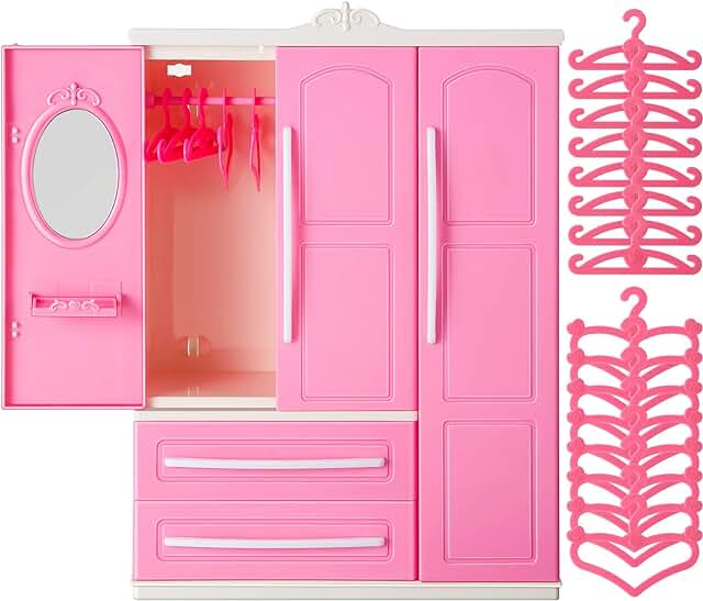 Shenzhen Shunqi Network Technology Doll Closet Furniture Wardrobe Accessories (Classic Style)