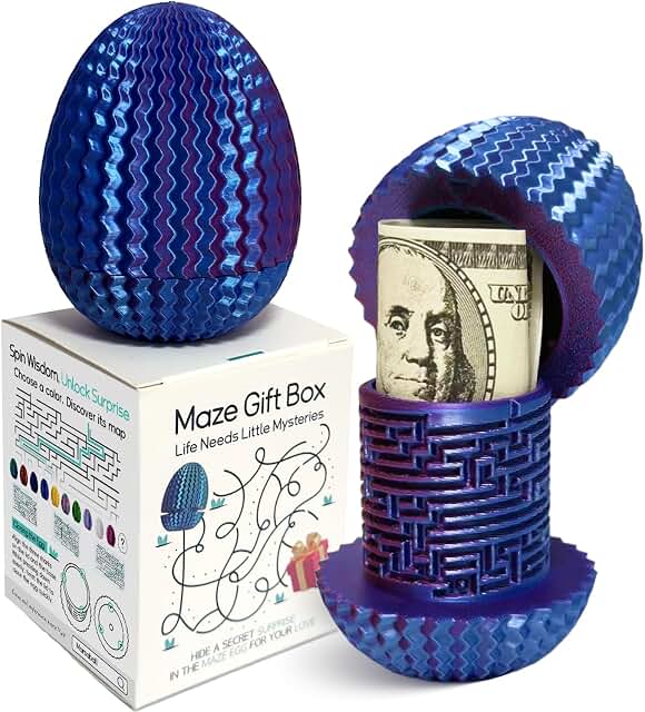 Maze Gift Box Life Needs Little Mysteries Puzzle Gift Box - Bluegreen